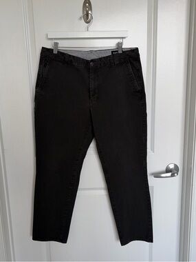 Bonobos Slim Straight Black Chinos 35x30